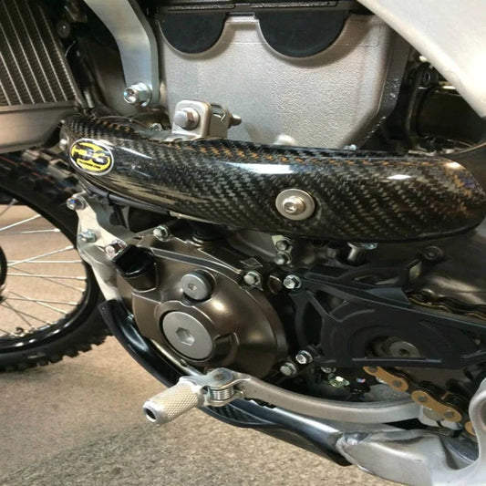 P3 Carbon Heat Shield Yamaha YZ250/450 F/FX/WR 2014-2023 (2-Piece)