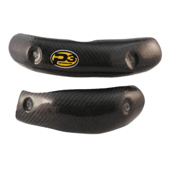 P3 Carbon Heat Shield Yamaha YZ250/450 F/FX/WR 2014-2023 (2-Piece)