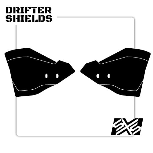 SXS Drifter Hand Guards- Snow