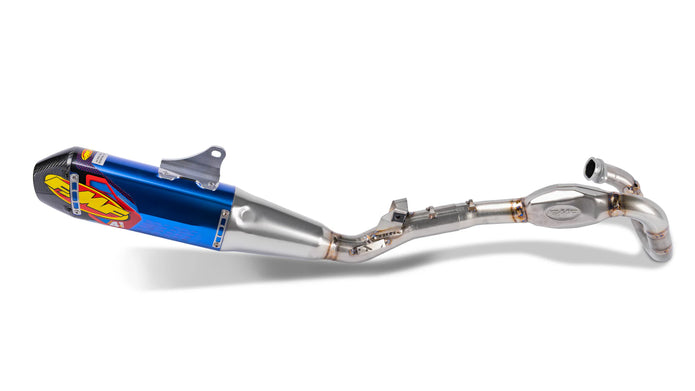 FMF FACTORY 4.1 RCT TITANIUM ANODIZED FULL SYSTEM W/ CARBON END CAP- 21-26 CRF450R/RX
