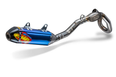 FMF FACTORY 4.1 RCT TITANIUM ANODIZED FULL SYSTEM W/ CARBON END CAP- 19-23 KX450F/X