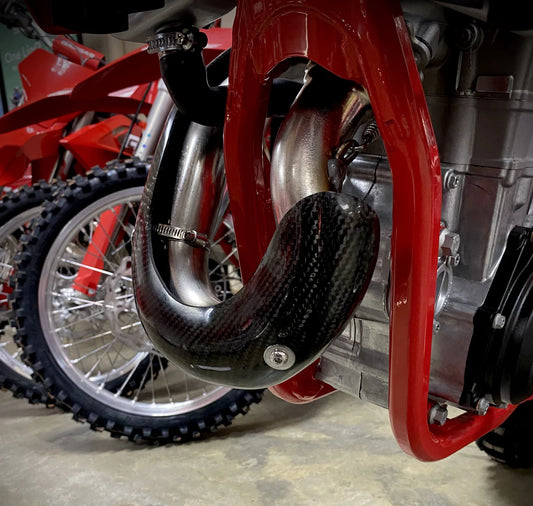 P3 Carbon Heat Shield MAXCoverage: GasGas MC450F | EX450F | 2024 - 2025