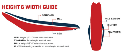 Seat Concepts Element Tall Complete Seat- Gas Gas (2021-2023) EX/EC/MC