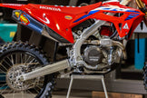 FMF FACTORY 4.1 RCT TITANIUM ANODIZED FULL SYSTEM W/ CARBON END CAP- 21-26 CRF450R/RX