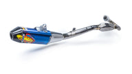 FMF FACTORY 4.1 RCT TITANIUM ANODIZED FULL SYSTEM W/ CARBON END CAP- 25-26 KX250F/X