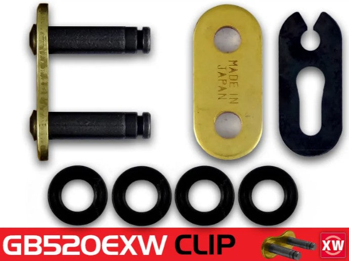 RK Chain GB520EXW-120L XW-Ring - Gold
