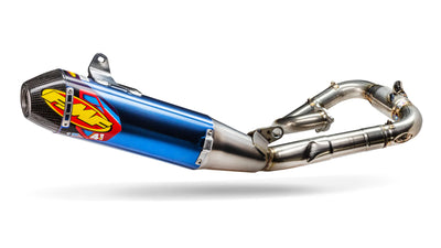 FMF FACTORY 4.1 RCT TITANIUM ANODIZED FULL SYSTEM W/ BLACK CARBON END CAP 23-25 YZ450F/24-26 YZ450FX/WR450F