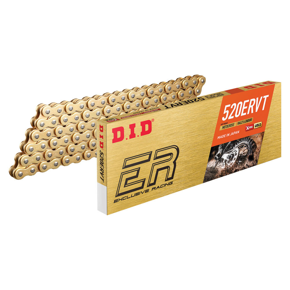 DID 520 ERVT Gold X-Ring Chain 520x120