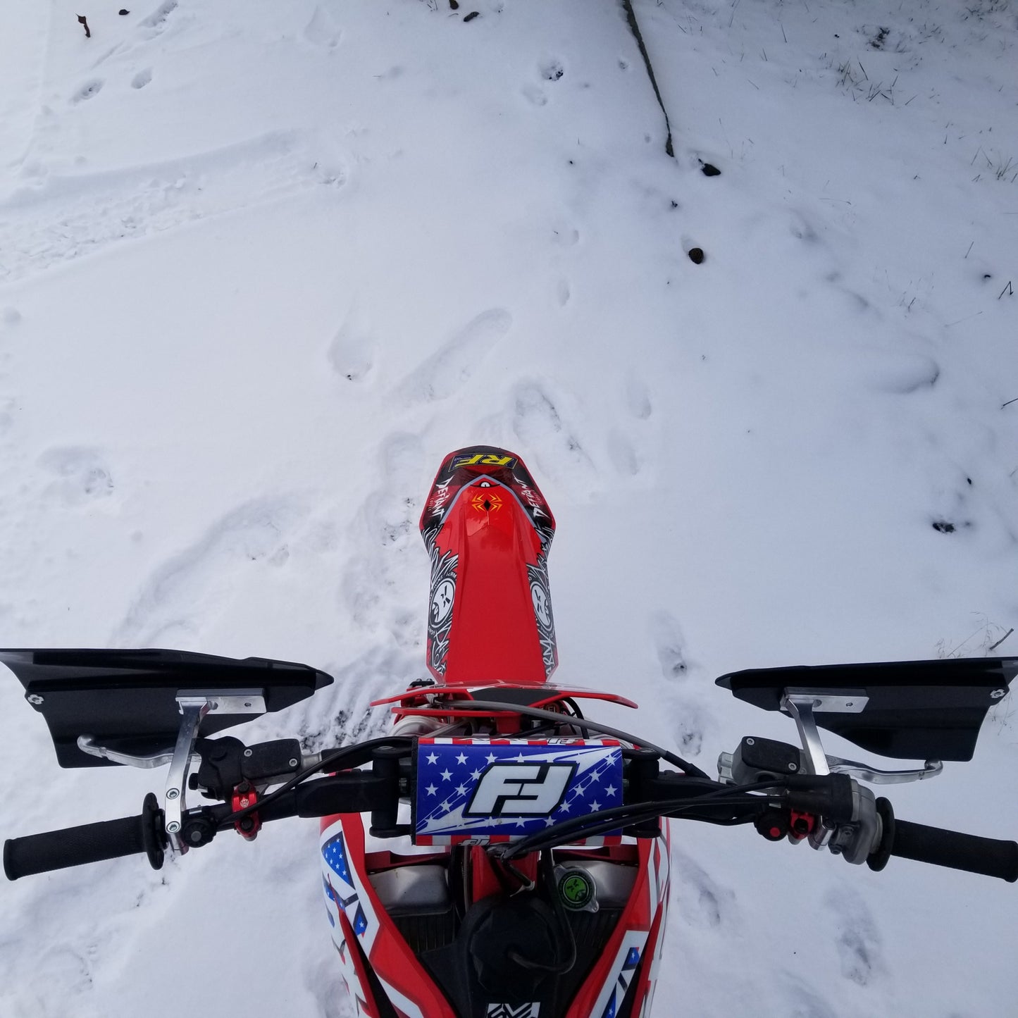 SXS Drifter Hand Guards- Snow