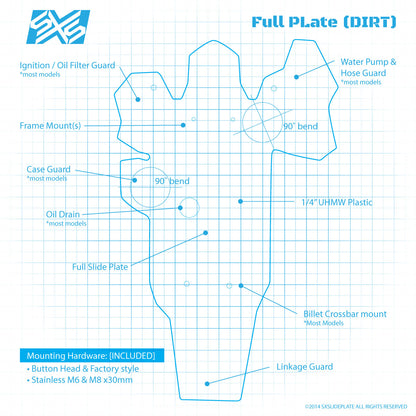 SXS Slide Plate- Dirt